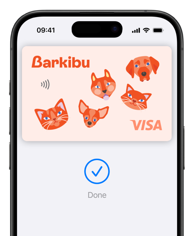 Barkibu Apple Pay -palvelulla